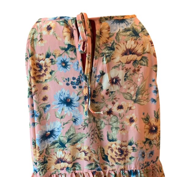 CHENAULT - Floral pink ruffle camisole - Picture 4 of 10